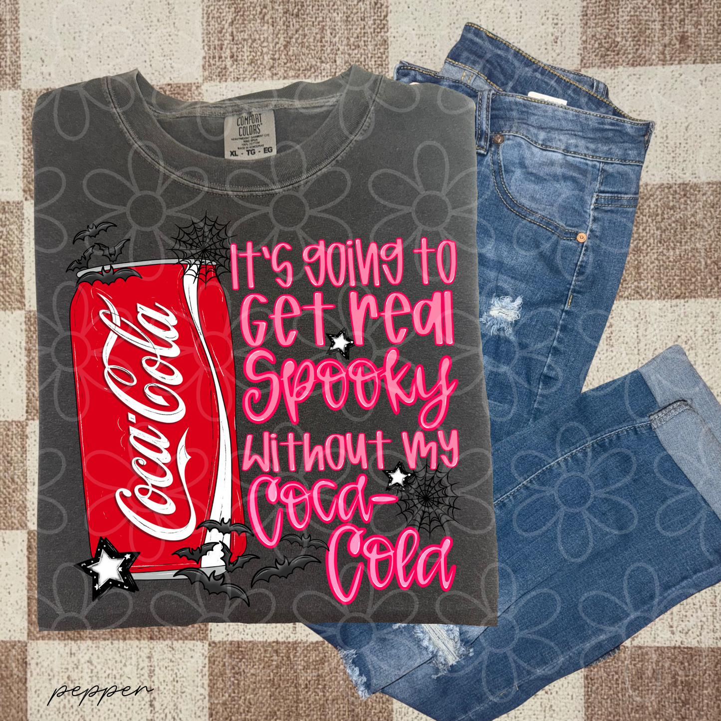 It's Going To Get Real Spooky Without My Drinks (Multiple Options) Completed Tee