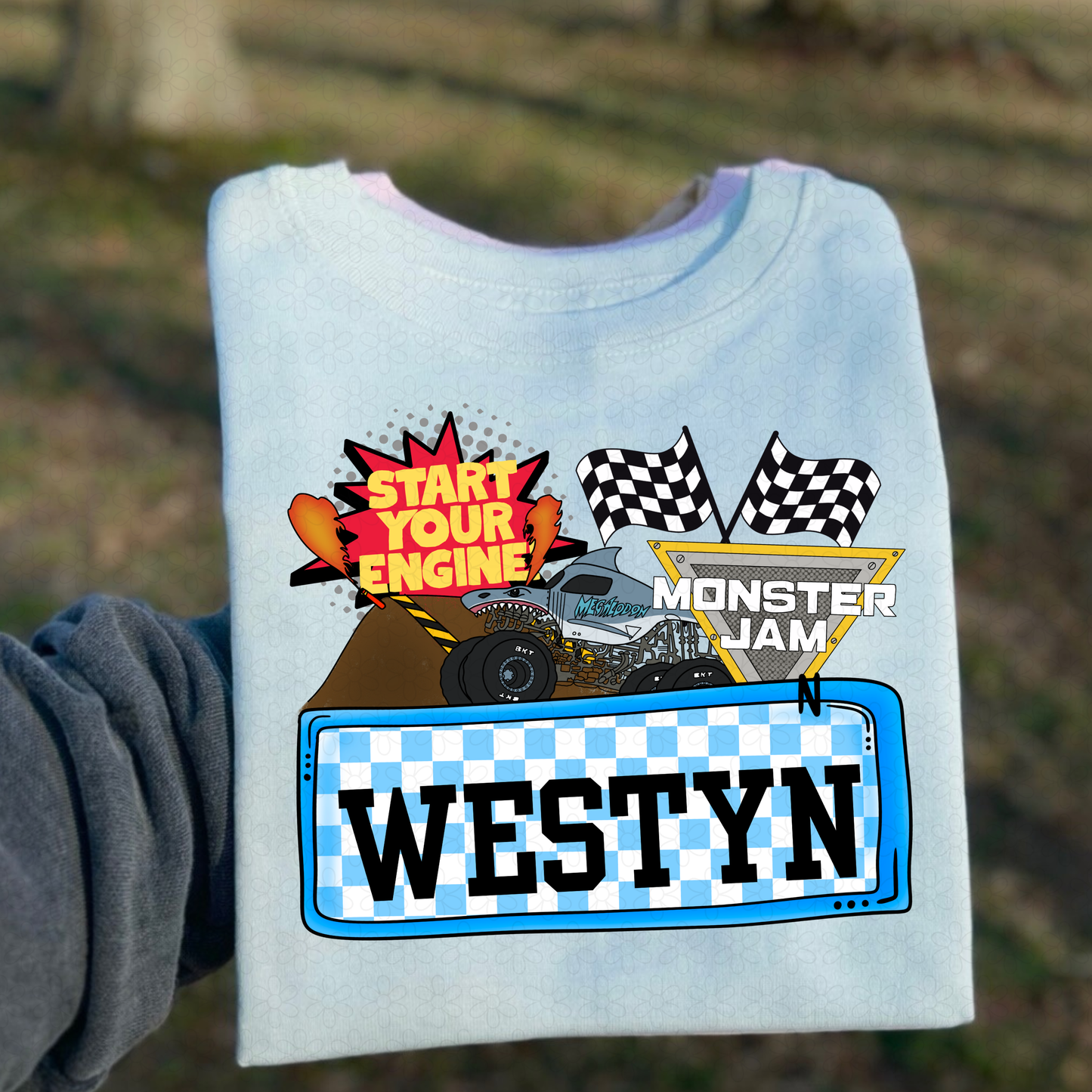 MJ Custom Name Plate DTF Transfer