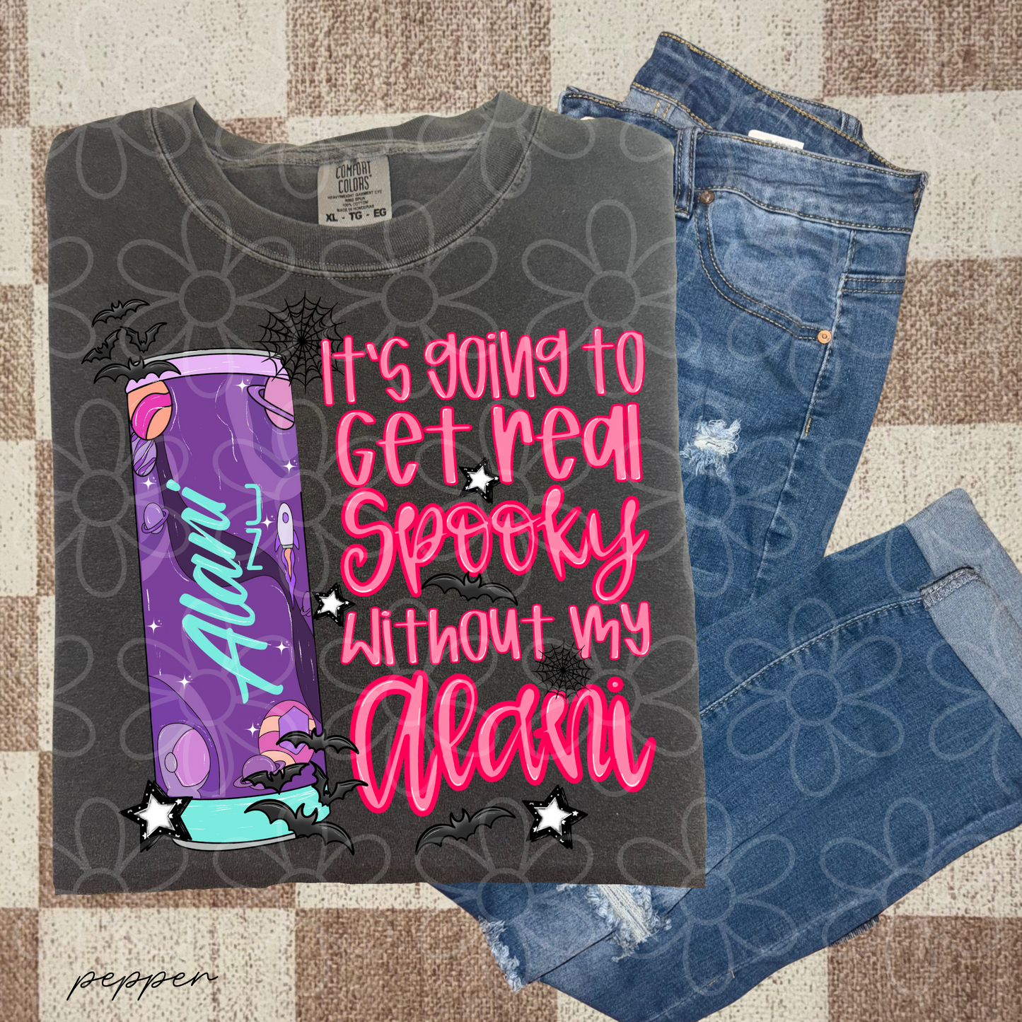 It's Going To Get Real Spooky Without My Drinks (Multiple Options) Completed Tee