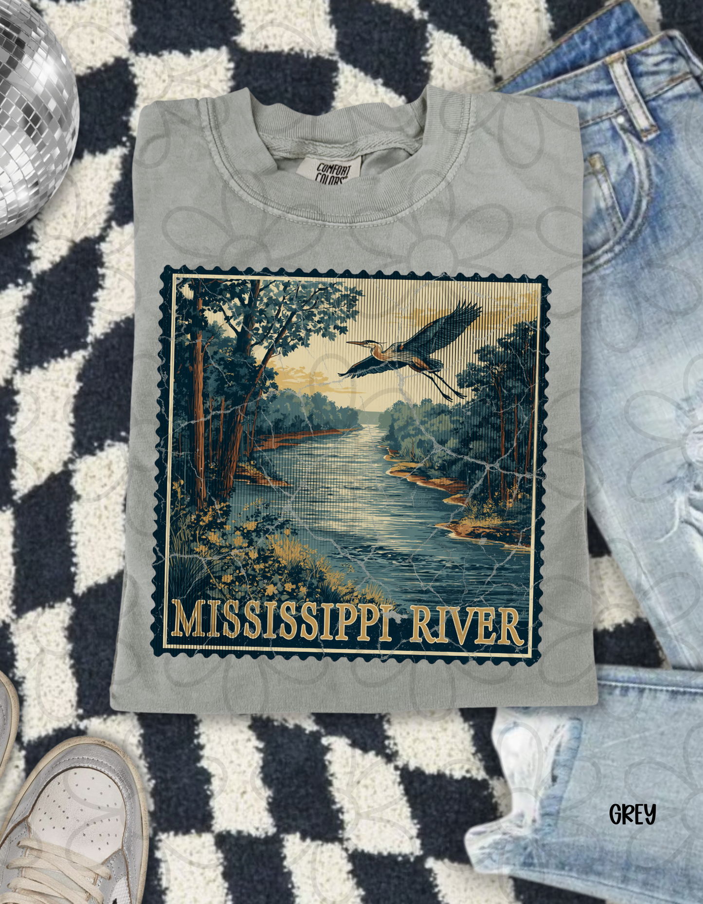 Distressed Destination Stamps (Multiple Options) DTF Transfer