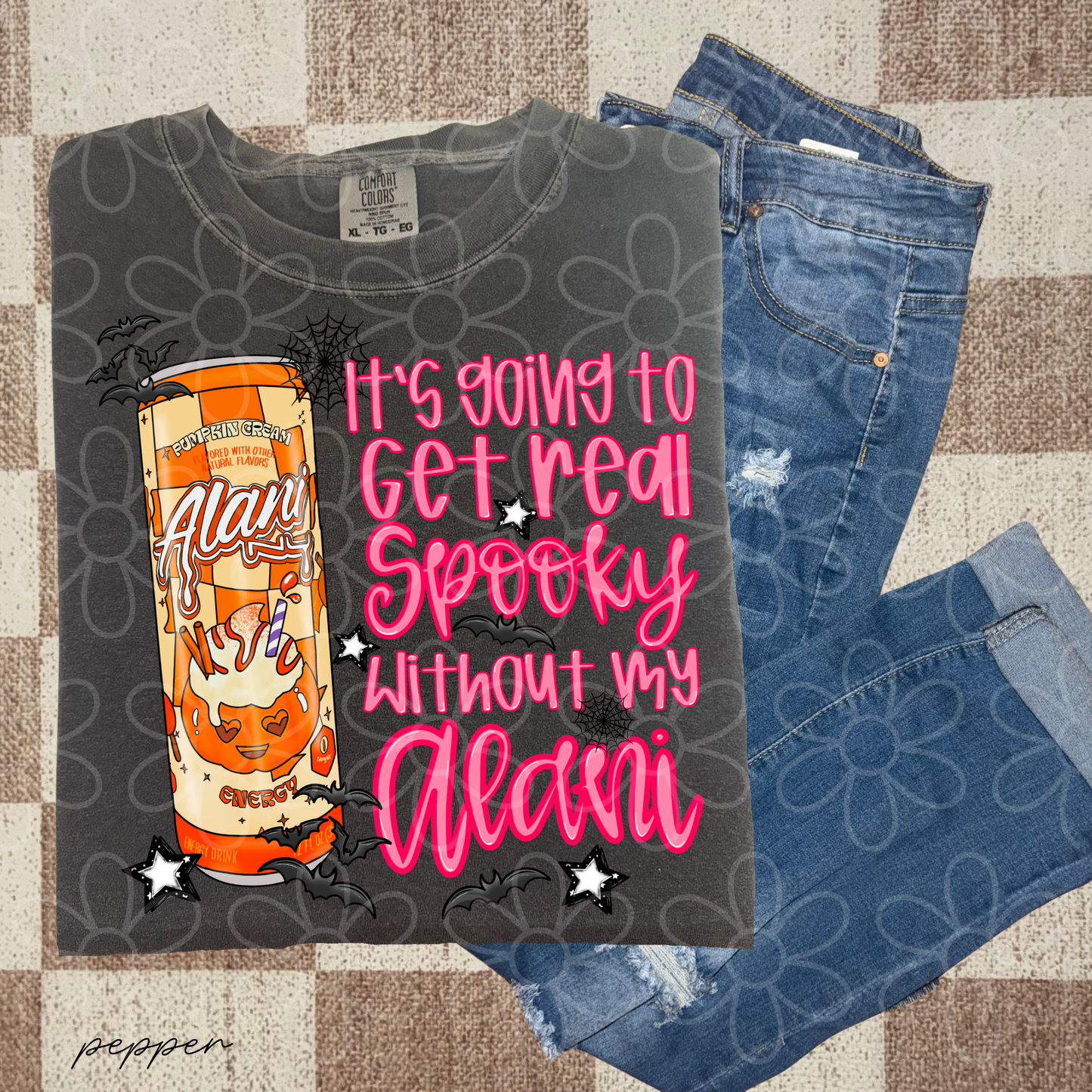 It's Going To Get Real Spooky Without My Drinks (Multiple Options) Kids Completed Tee