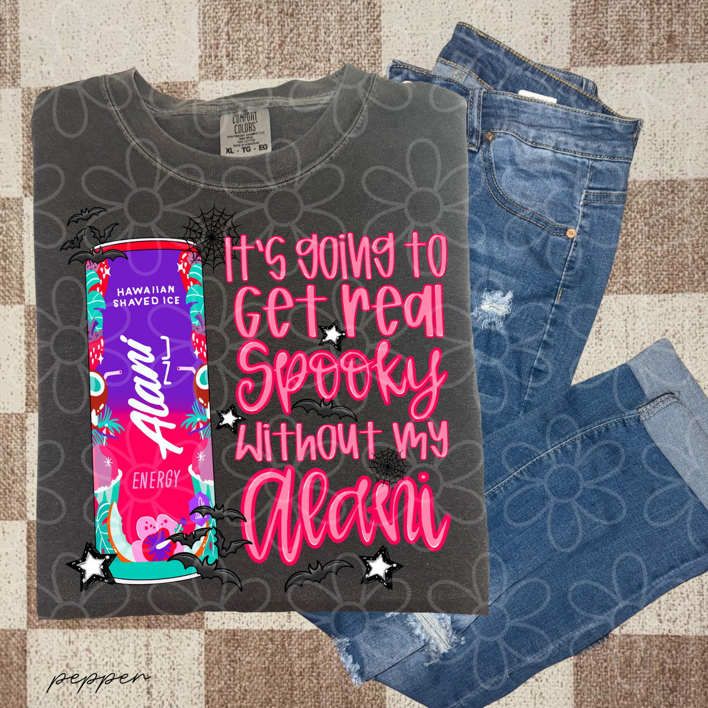 It's Going To Get Real Spooky Without My Drinks (Multiple Options) Completed Tee