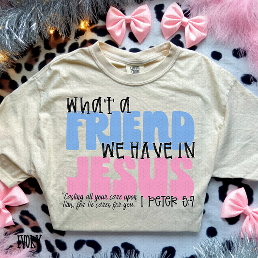 What A Friend We Have In Jesus DTF Transfer