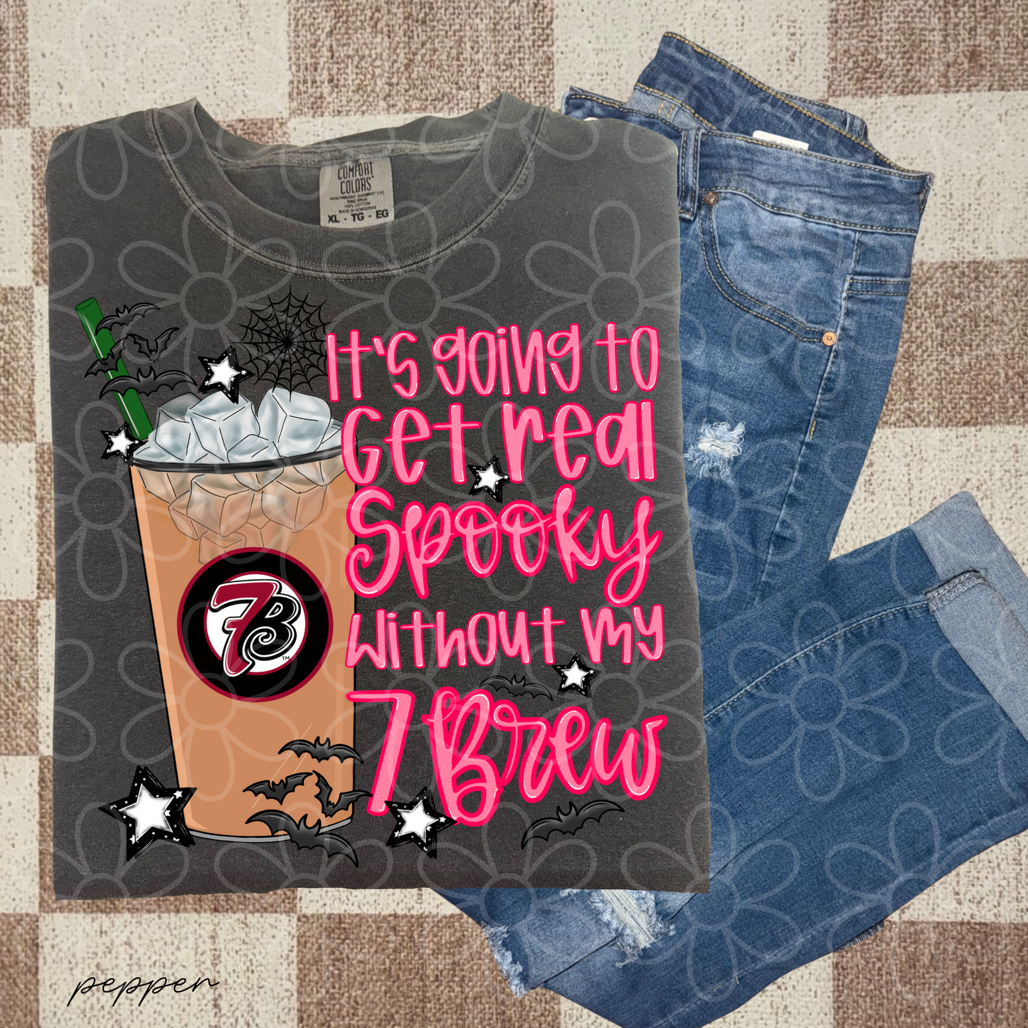 It's Going To Get Real Spooky Without My Drinks (Multiple Options) Completed Tee