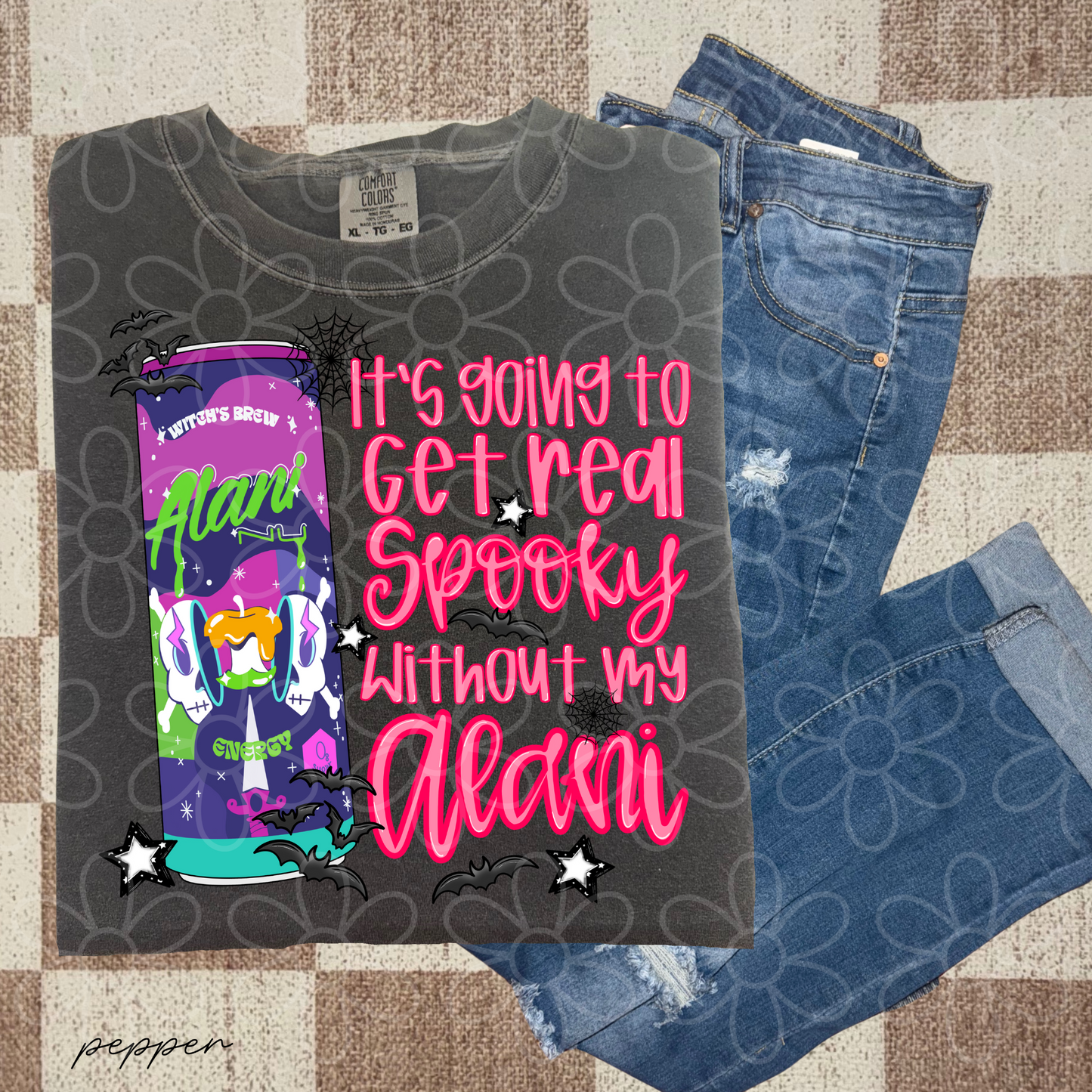 It's Going To Get Real Spooky Without My Drinks (Multiple Options) Completed Tee