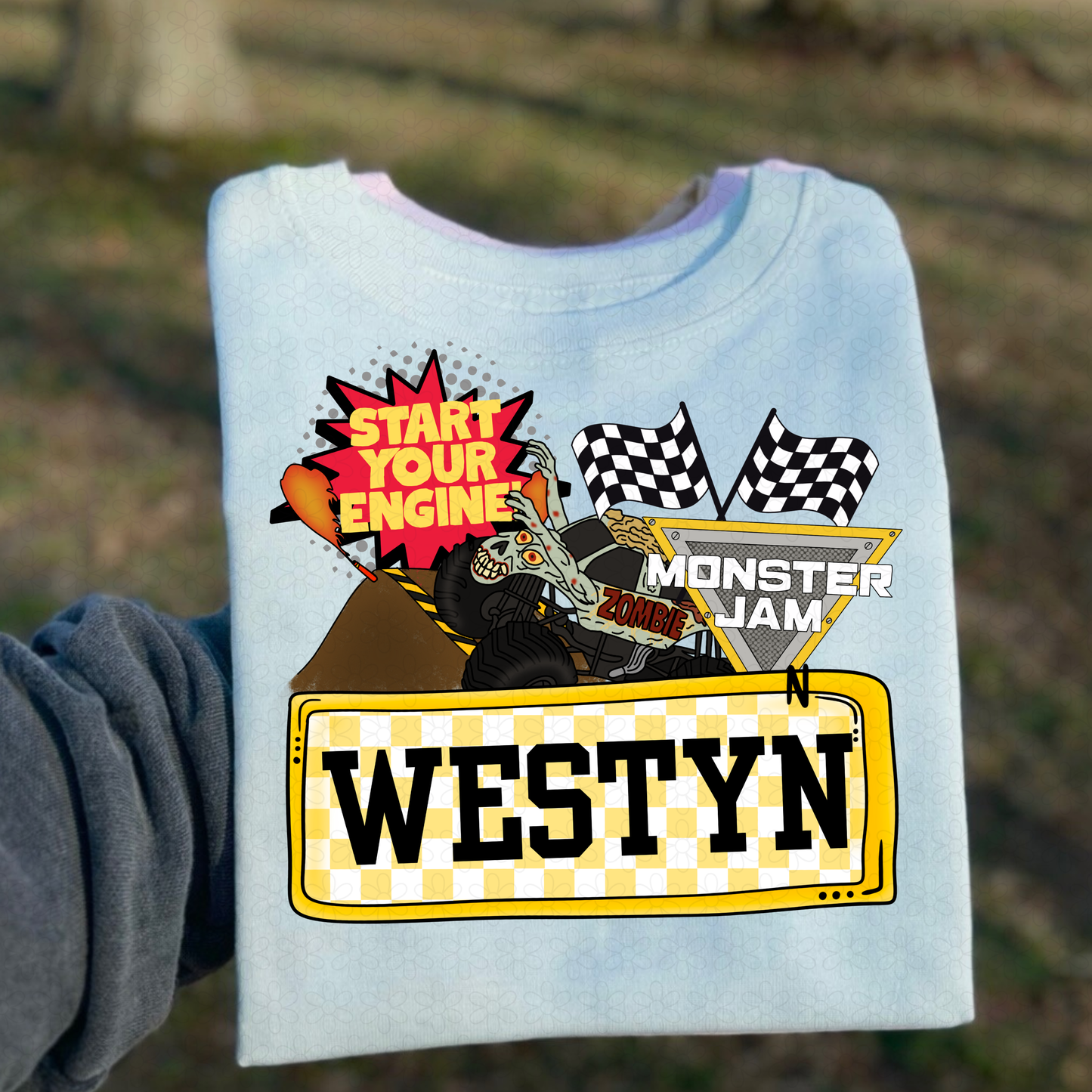 MJ Custom Name Plate DTF Transfer