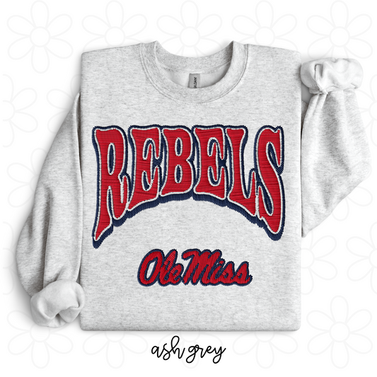 Faux Rebels Completed Tee