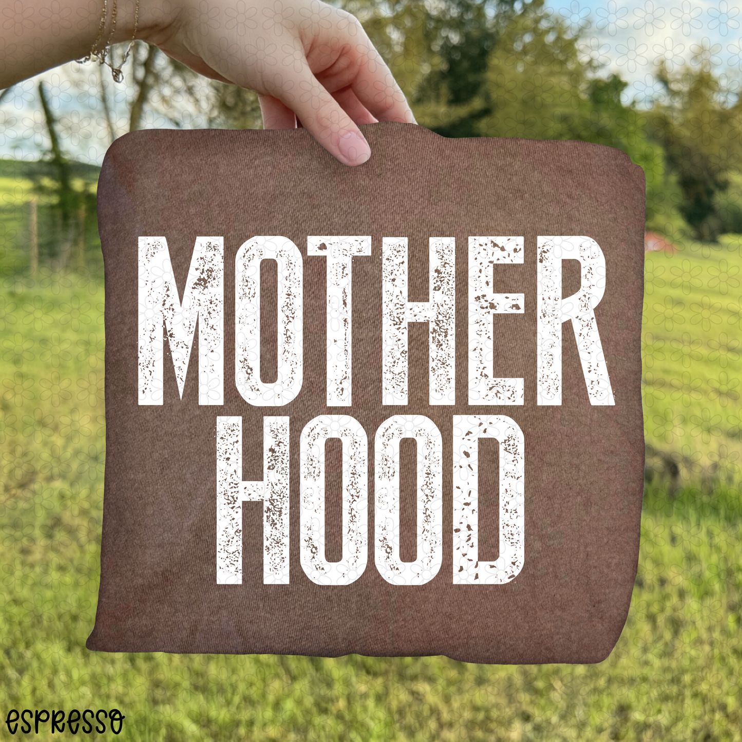 Distressed Motherhood (Multiple Colors) DTF Transfer