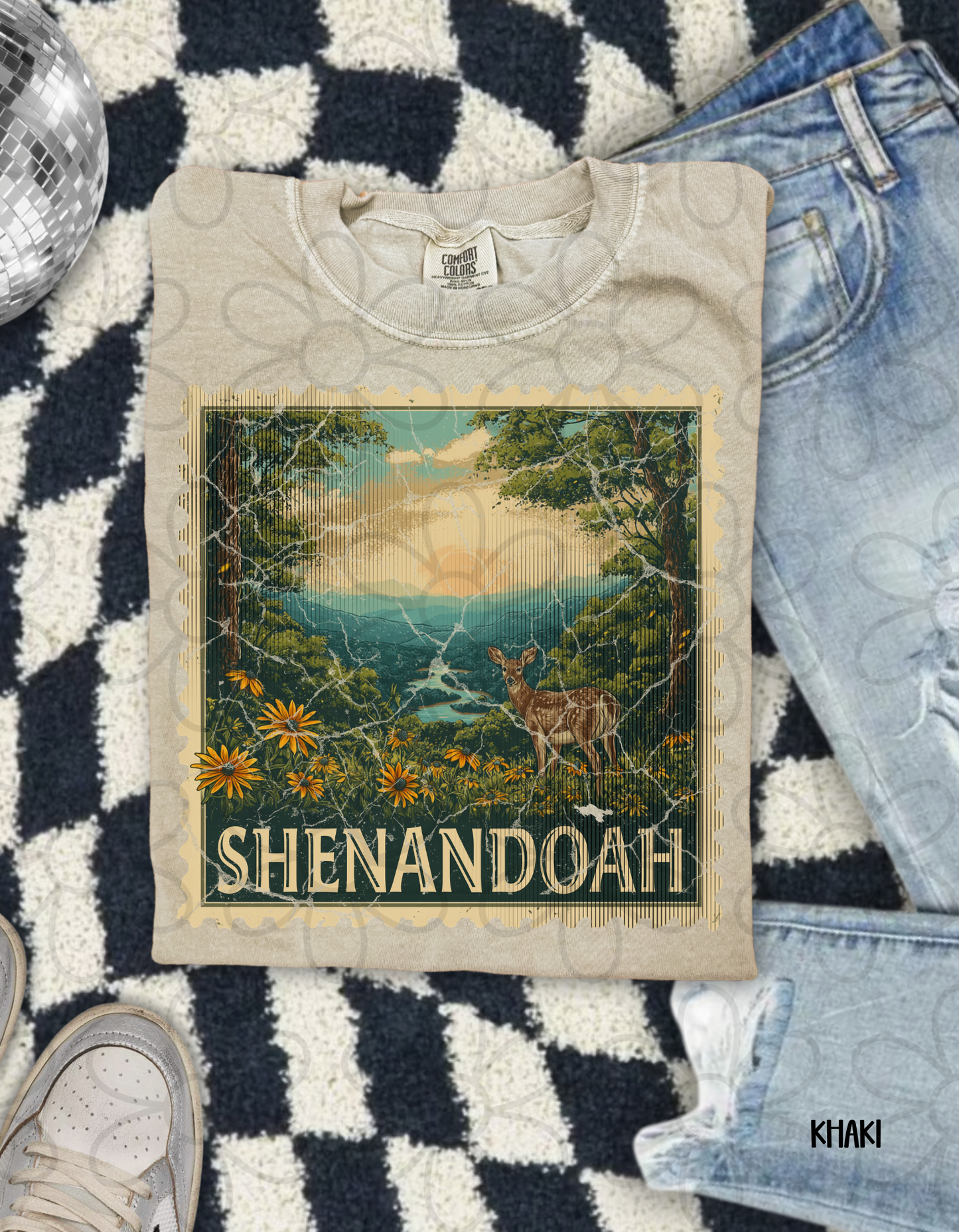 Distressed Destination Stamps (Multiple Options) Kids Completed Tee