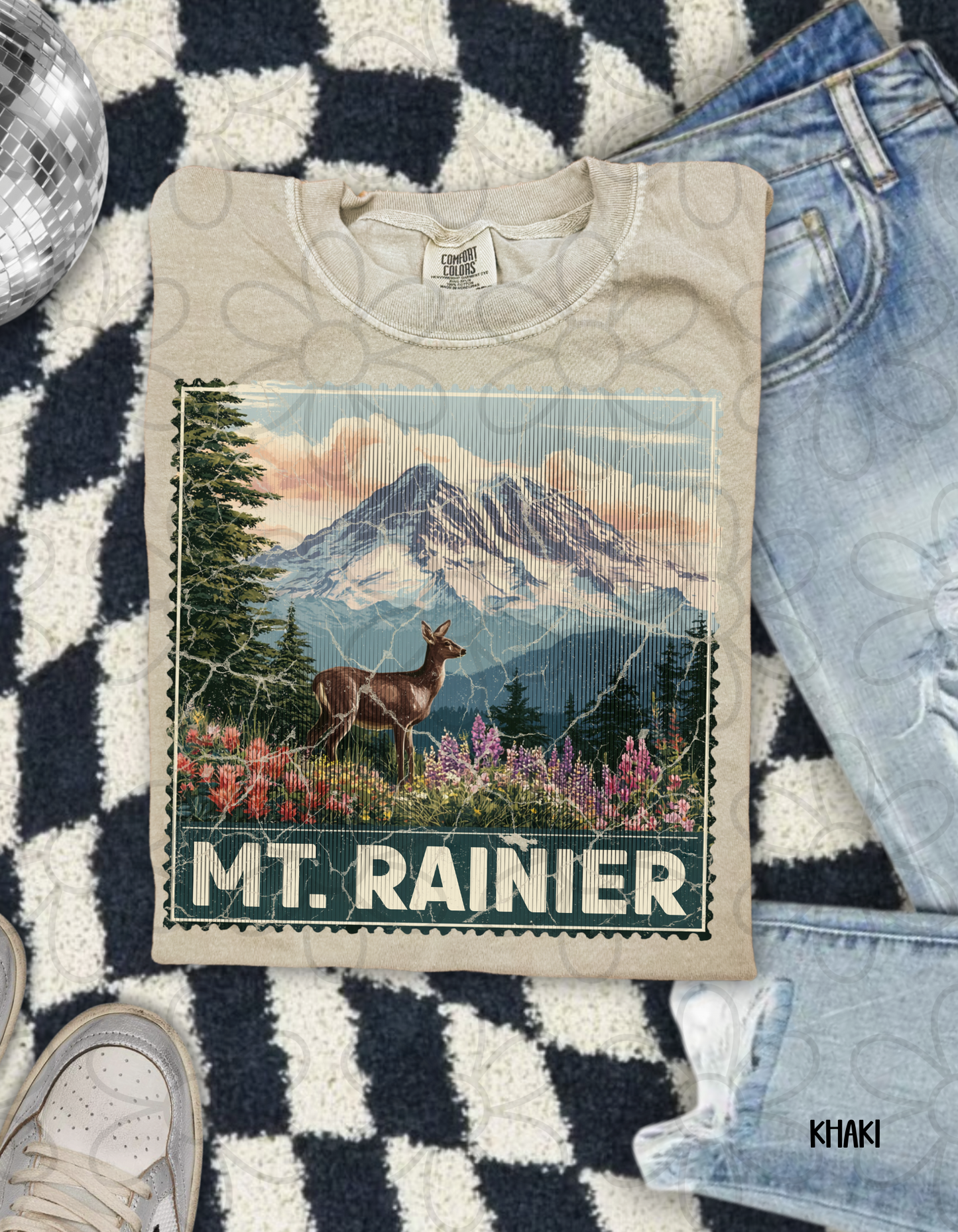 Distressed Destination Stamps (Multiple Options) Kids Completed Tee