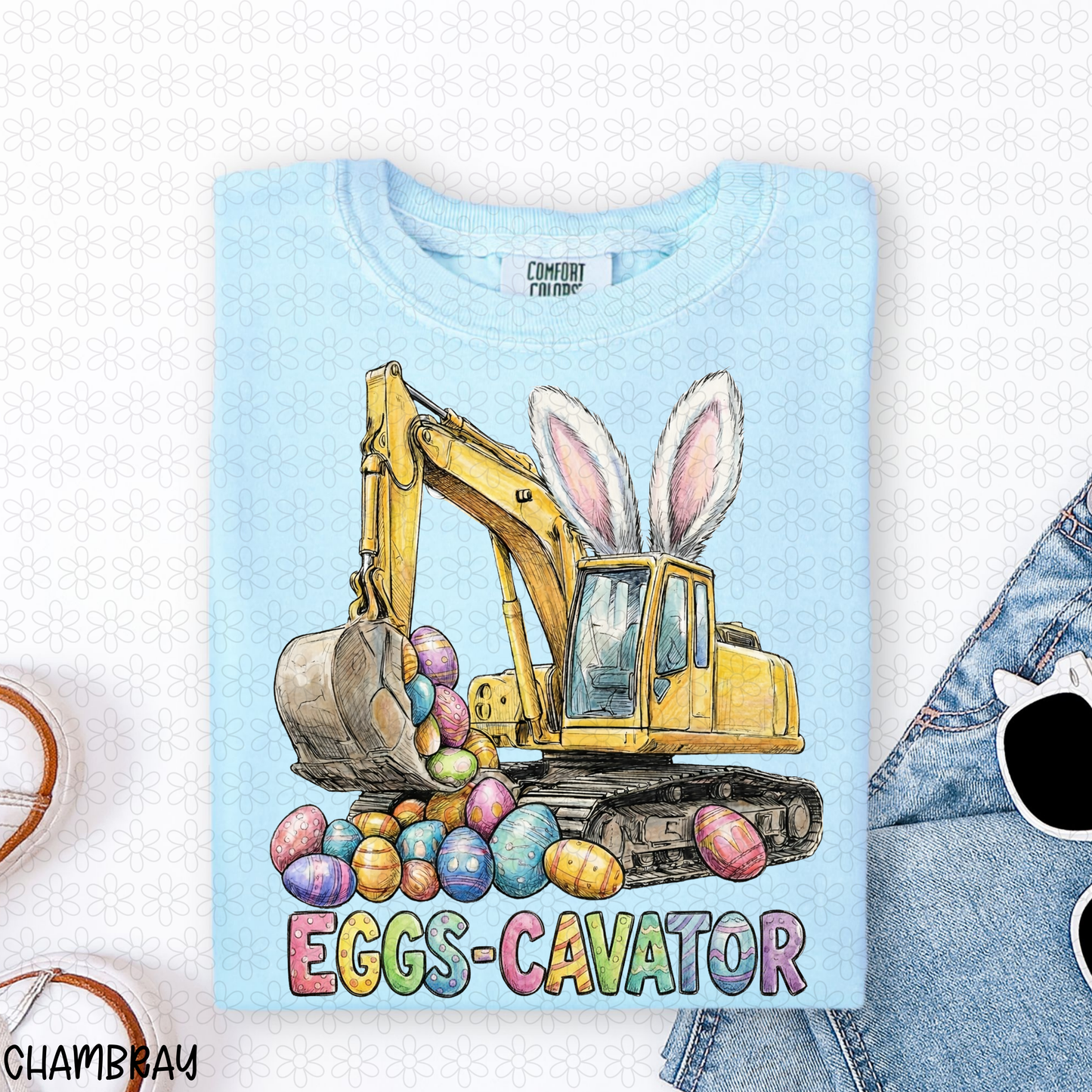 Eggs-Cavator DTF Transfer