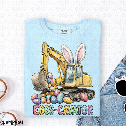 Eggs-Cavator DTF Transfer