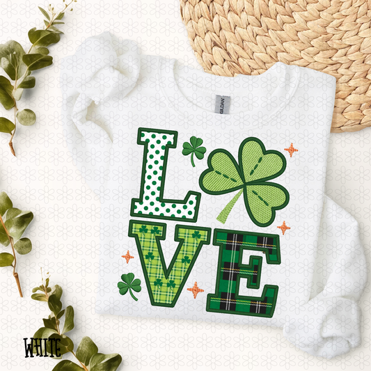 St. Patricks Love Completed Tee