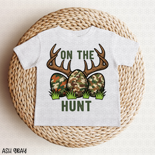 Camo Eggs On The Hunt DTF Transfer