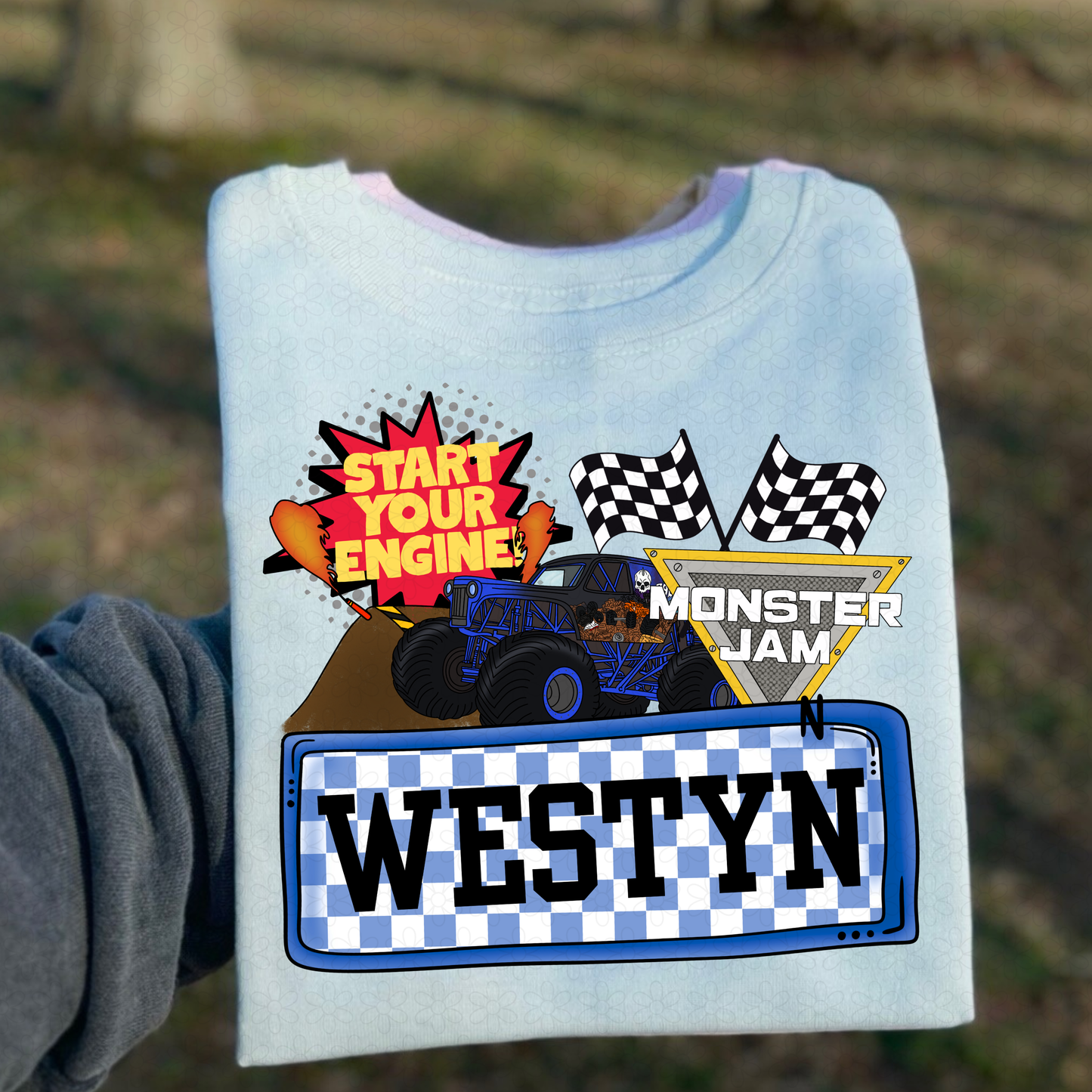 MJ Custom Name Plate DTF Transfer