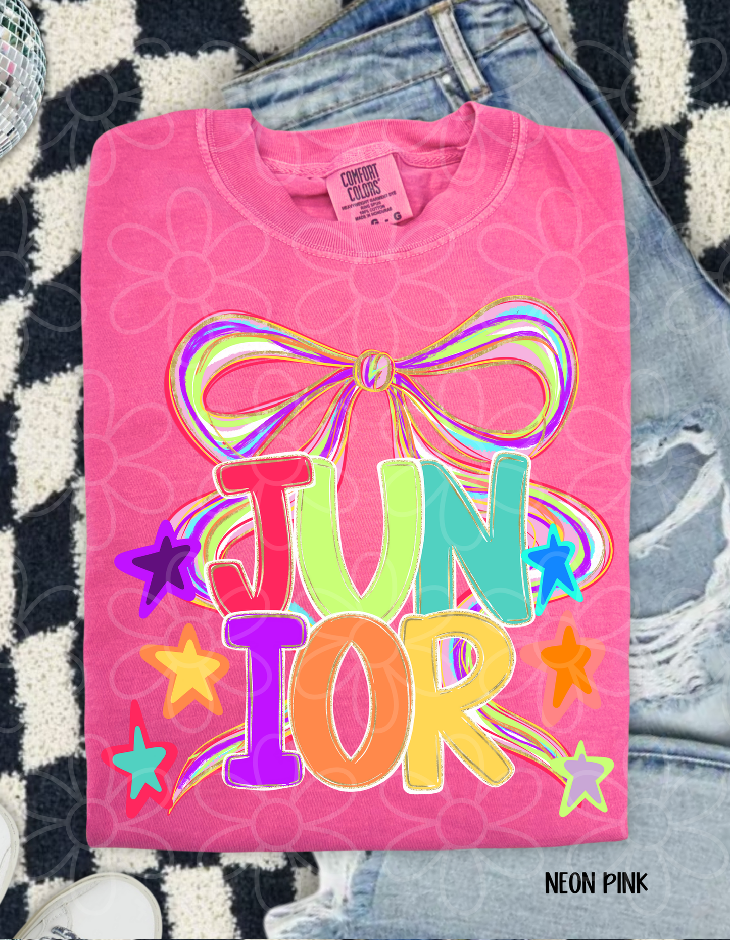 Colorful Bow School Grades (Multiple Options) DTF Transfer