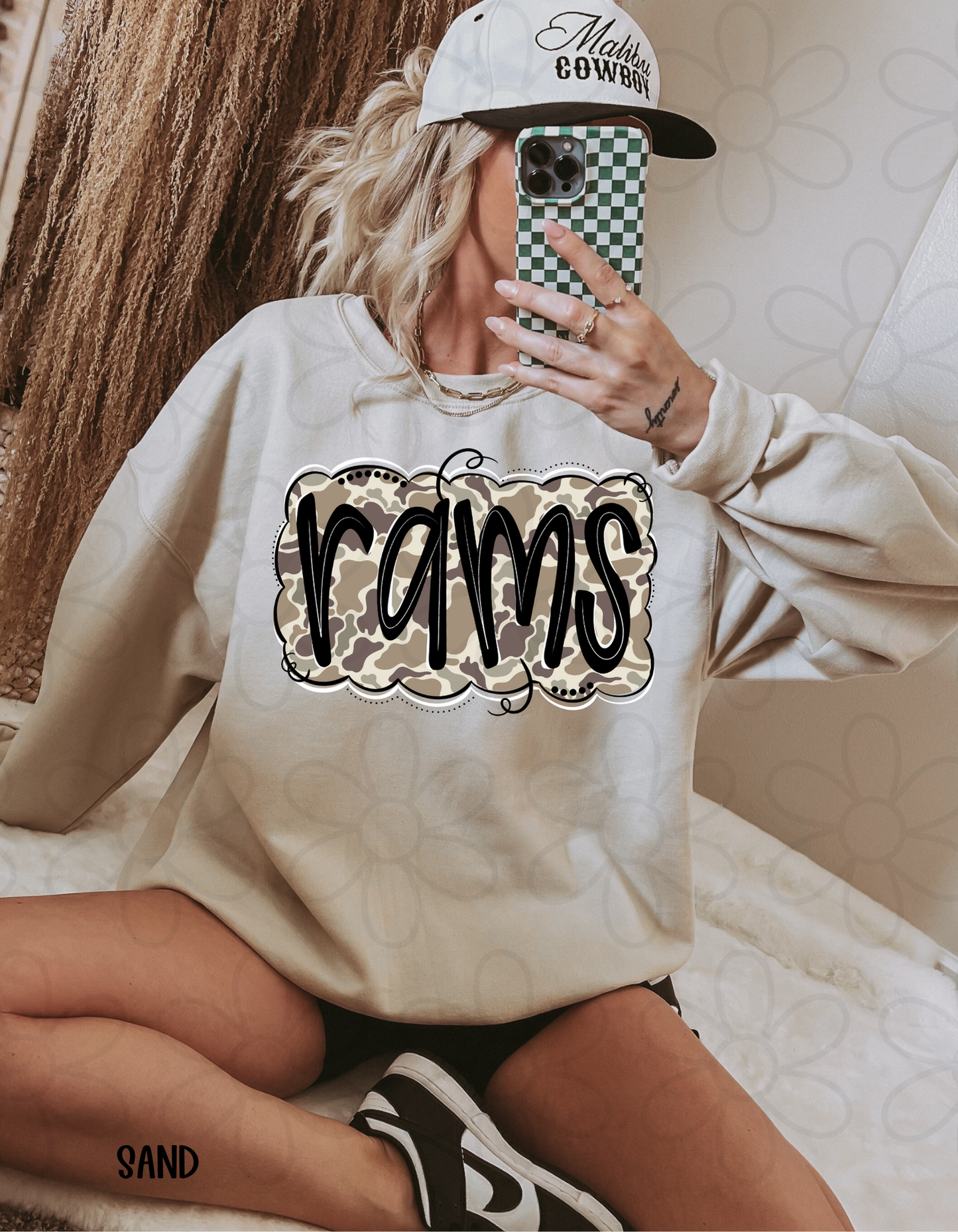 Camo Sports Teams (Multiple Options) DTF Transfer