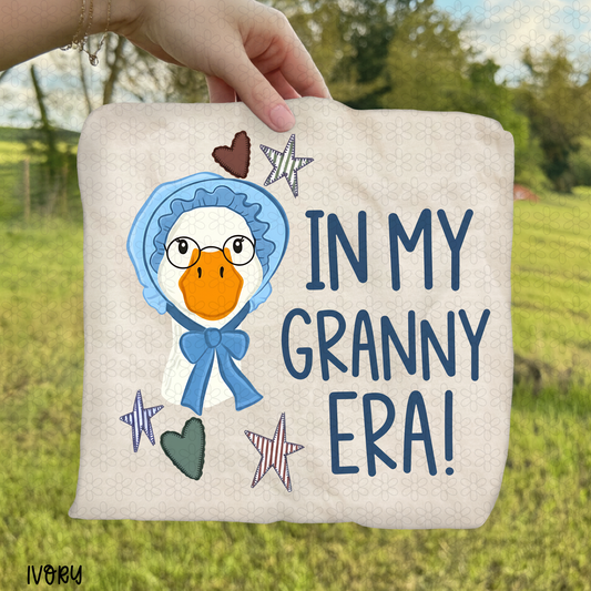 Goose with Glasses In My Granny Era Completed Tee