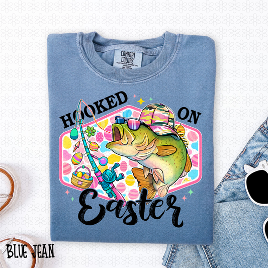 Hooked On Easter Completed Tee