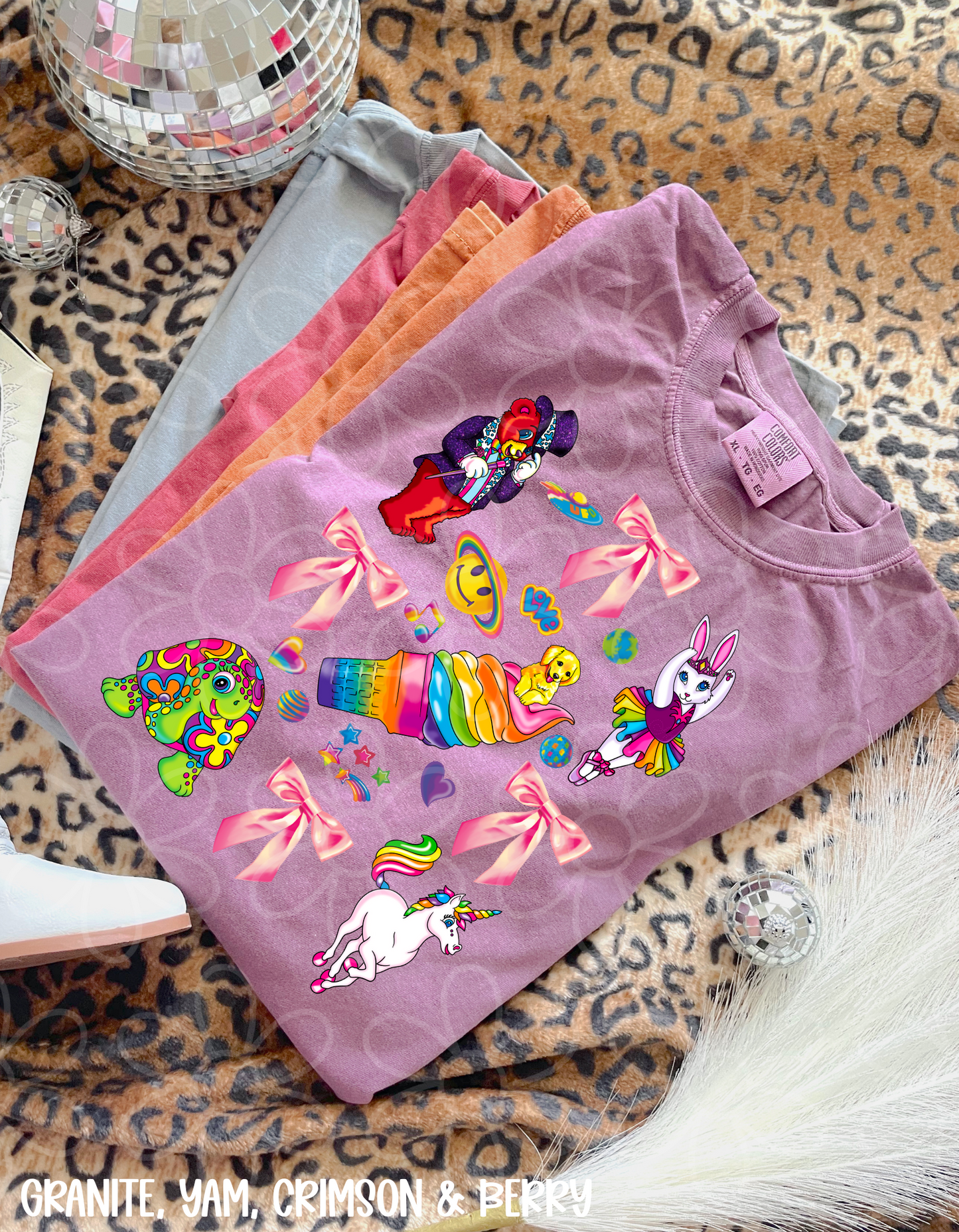 Cartoon Coquette Collage (Multiple Options) Kids Completed Tee