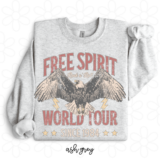 Free Spirit World Tour  kids Completed Tee
