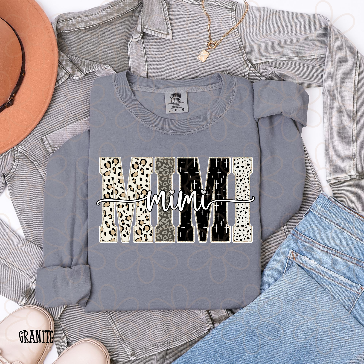 Black & White Pattern Names (Multiple Options) Completed Tee