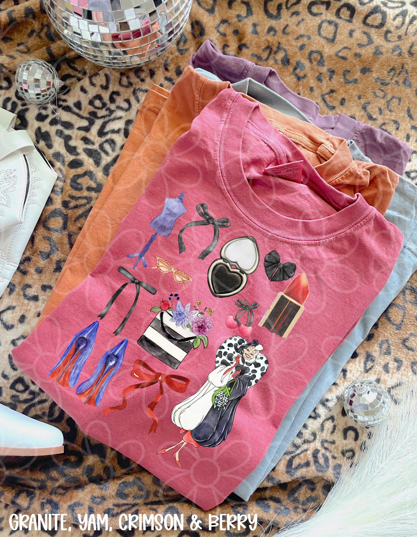 Cartoon Coquette Collage (Multiple Options) Kids Completed Tee