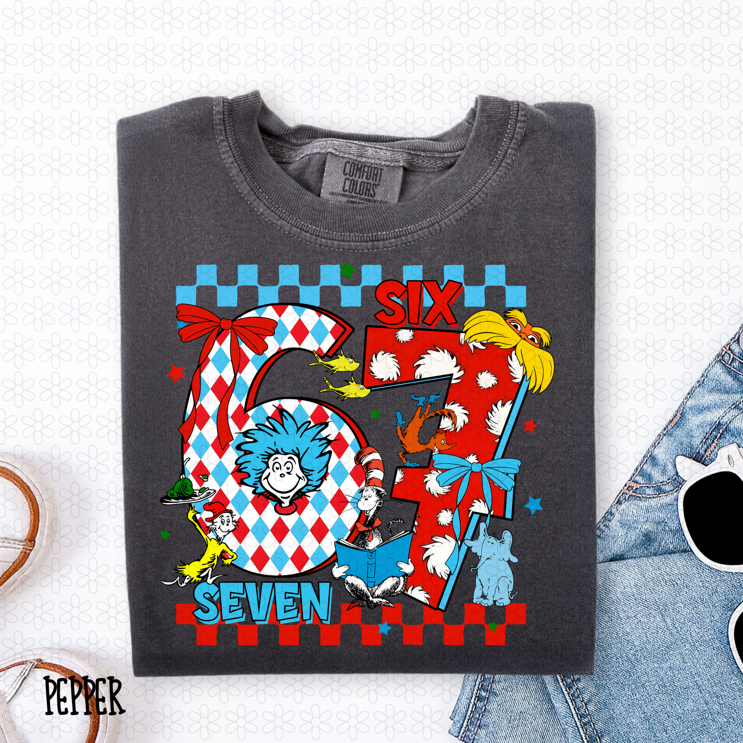 Suess Six Sever DTF Transfer