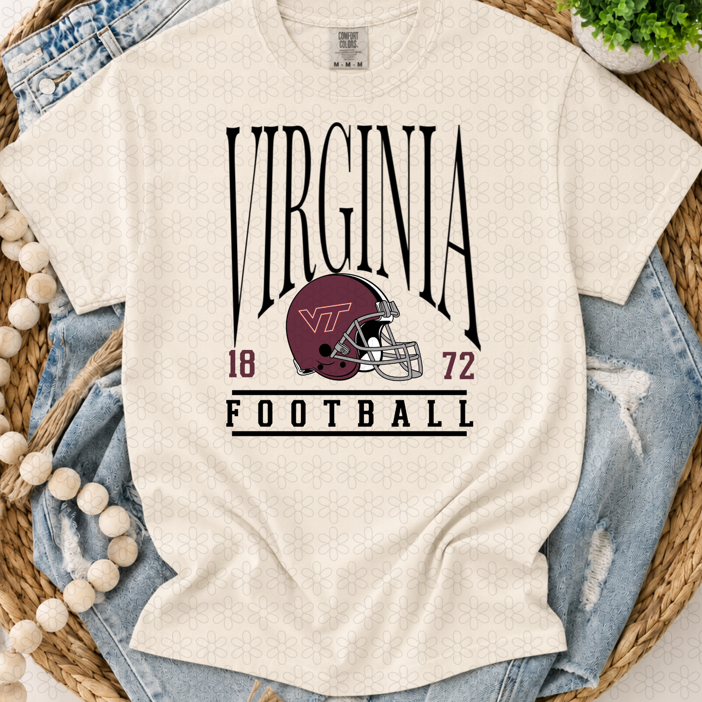 Football Team Helmets (Multiple Options) Completed Tee