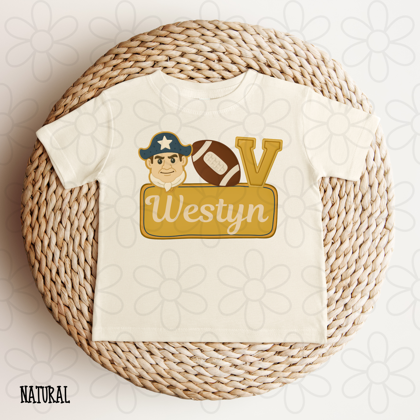 Football Teams Custom Names (Multiple Options) Completed Tee