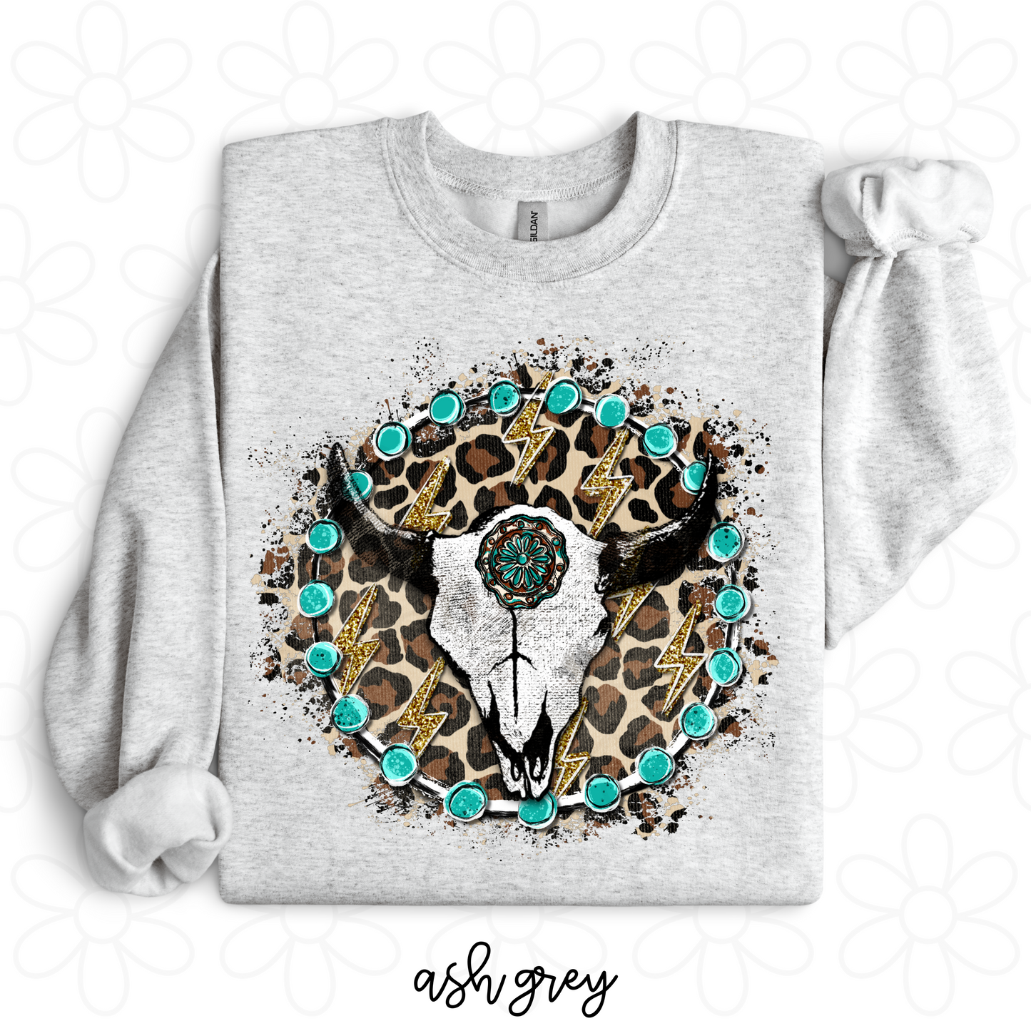 Western Cow Skull Completed Tee