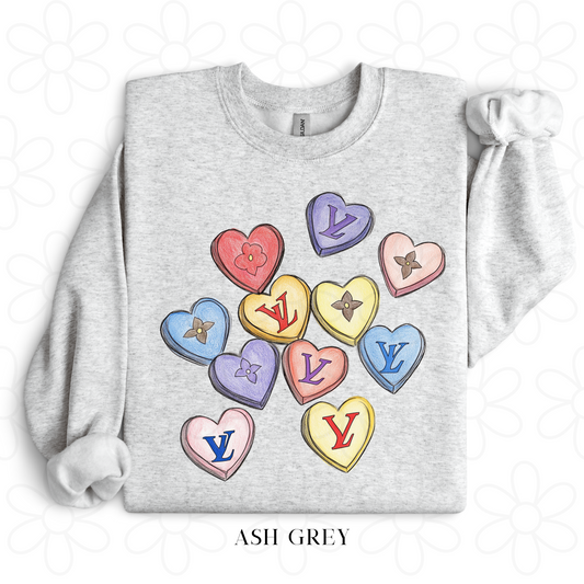 LV Candy Hearts Kids Completed Tee