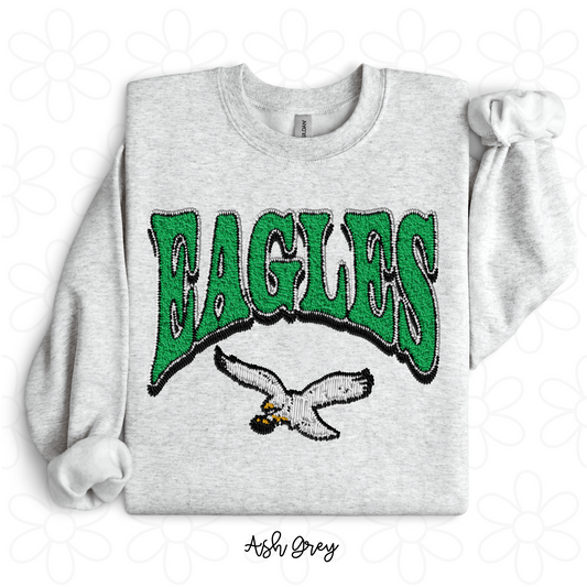Faux Eagles Completed Tee