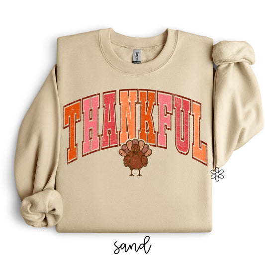 Thankful Turkey Kids Completed Tee