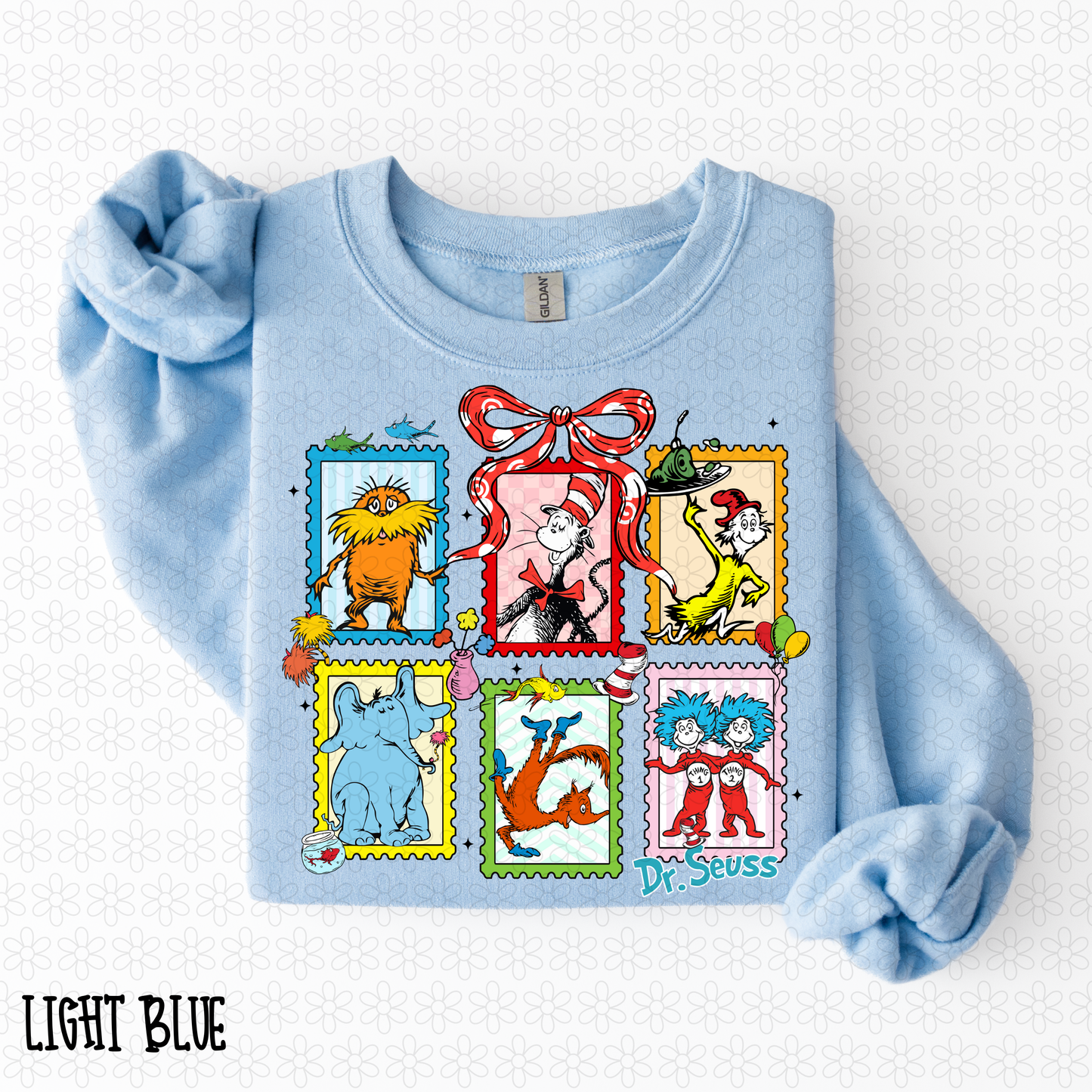 Dr Seuss Stamps DTF Transfer