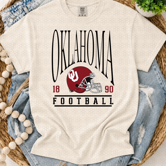 Football Team Helmets (Multiple Options) Completed Tee