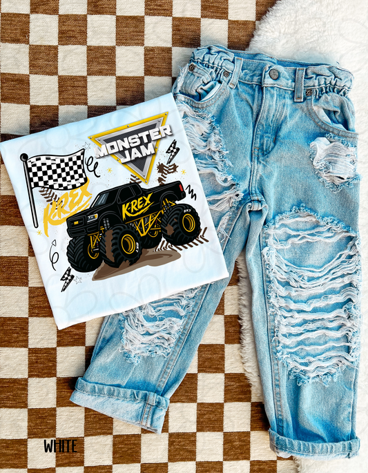 Monster Jam Checkered Flag (Multiple Options) DTF Transfer