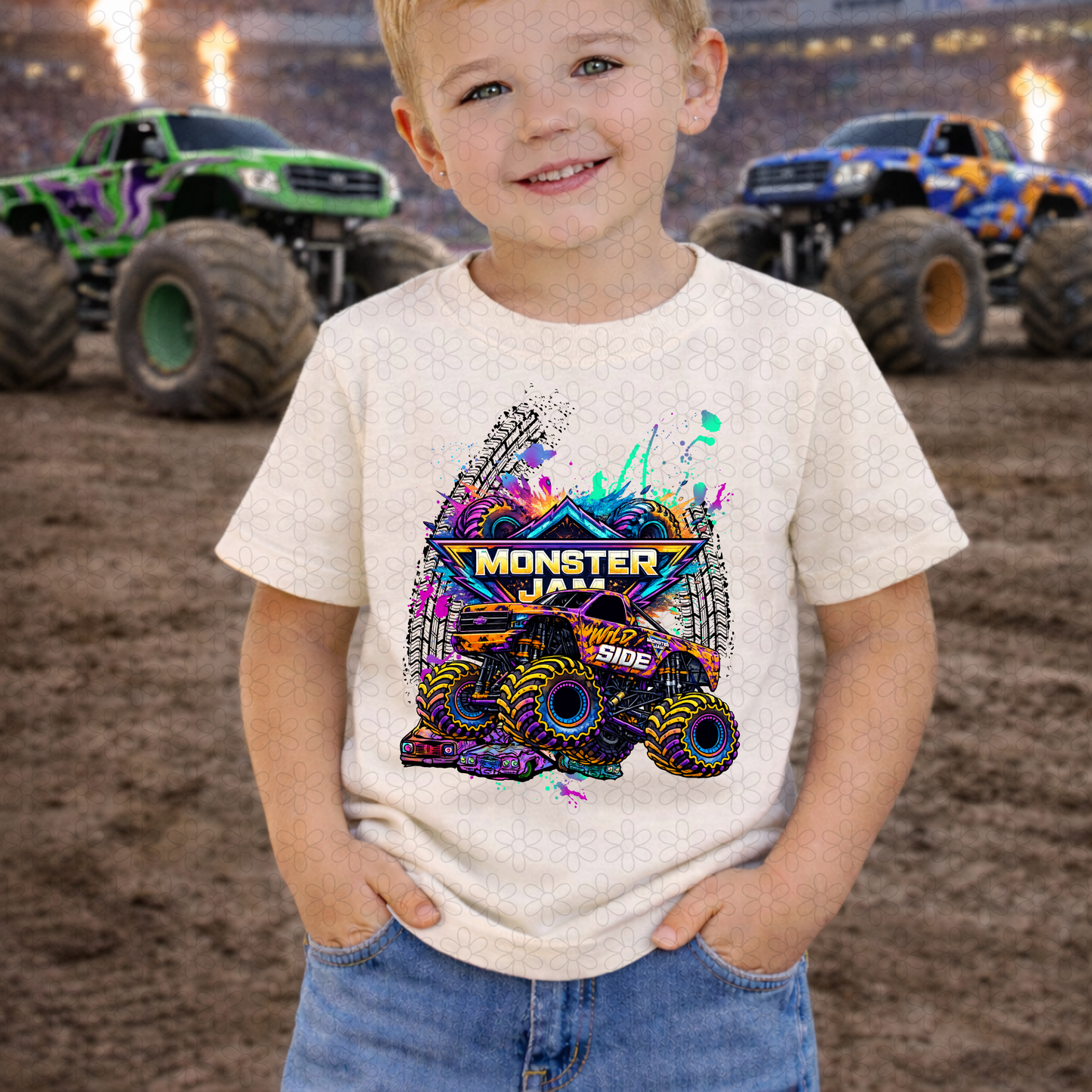Colorful Monster Jam (Multiple Options) DTF Transfer