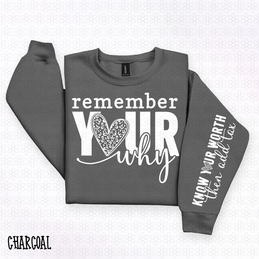 Remember Your Why DTF Transfer