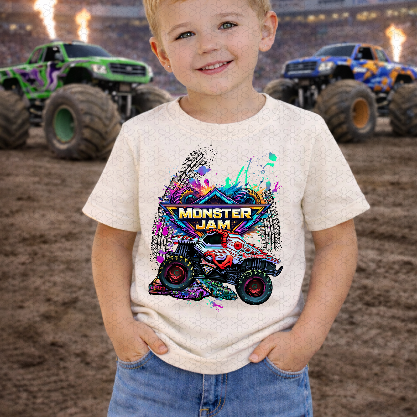Colorful Monster Jam (Multiple Options) DTF Transfer