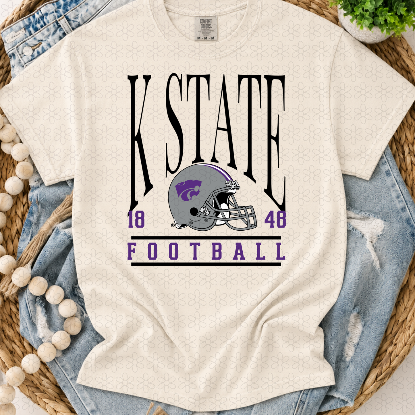 Football Team Helmets (Multiple Options) Completed Tee