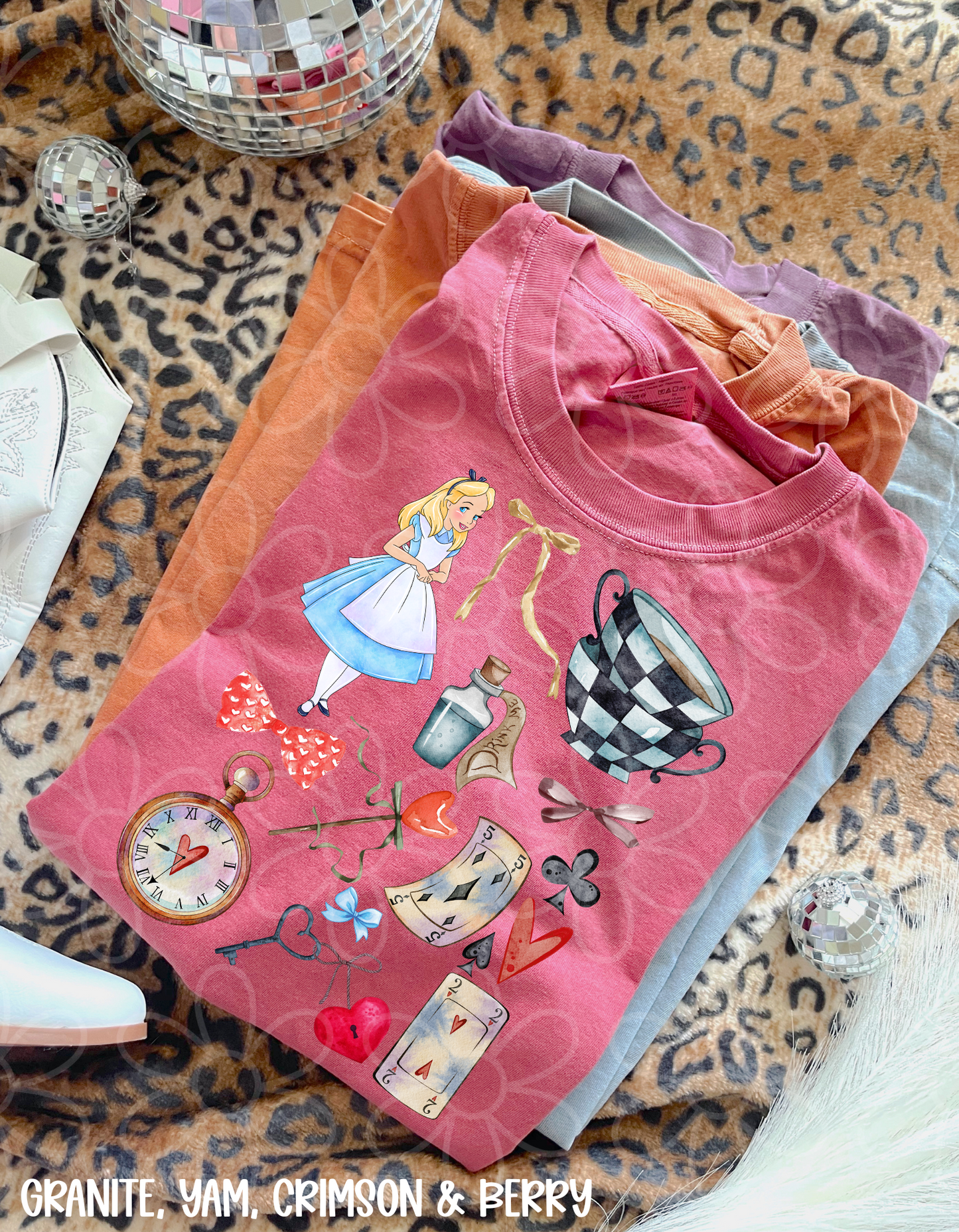 Cartoon Coquette Collage (Multiple Options) Kids Completed Tee