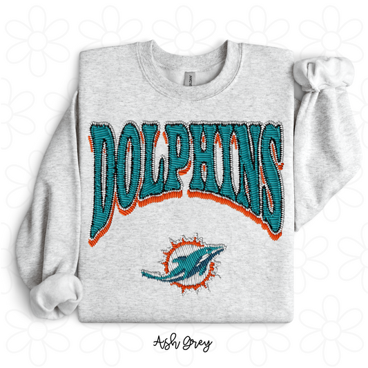 Faux Dolphins Completed Tee