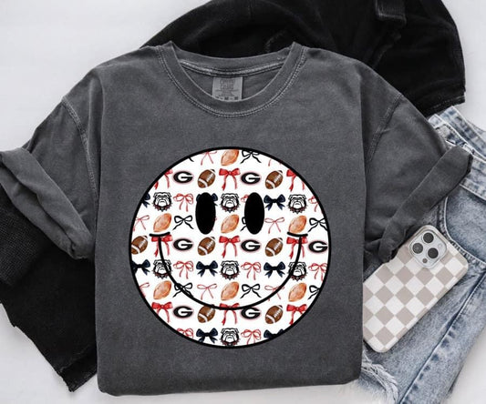Georgia Bulldogs Smiley 🏈 Completed Tee