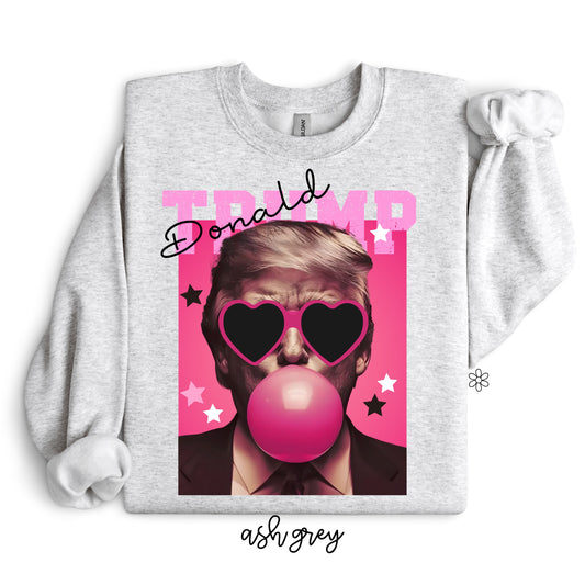 Donald Trump Bubblegum DTF Transfer