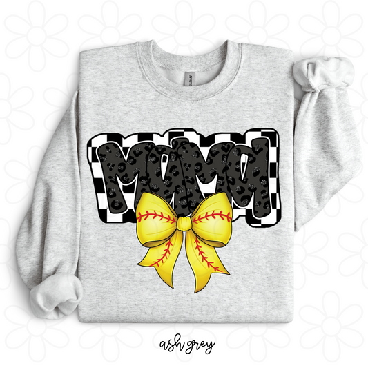 Softball Mama Completed Tee