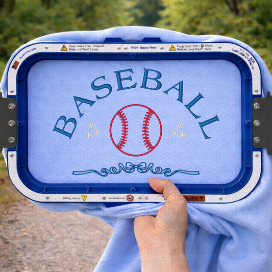 Baseball Coquette Embroidery