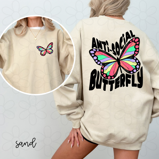 Anti-Social Butterfly Completed Tee