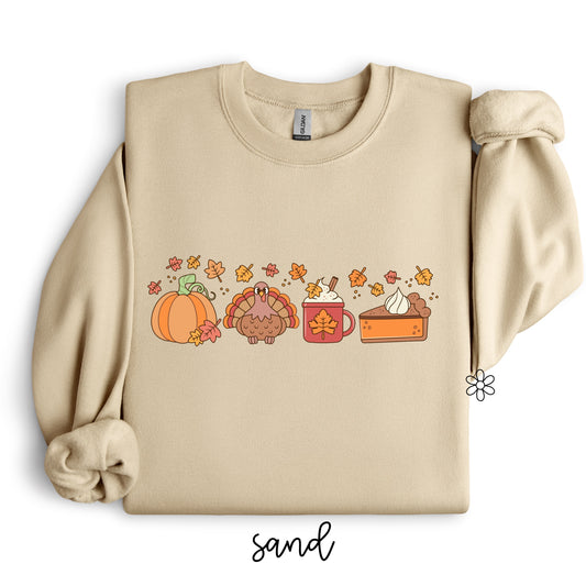 Thanksgiving Things Kids Completed Tee