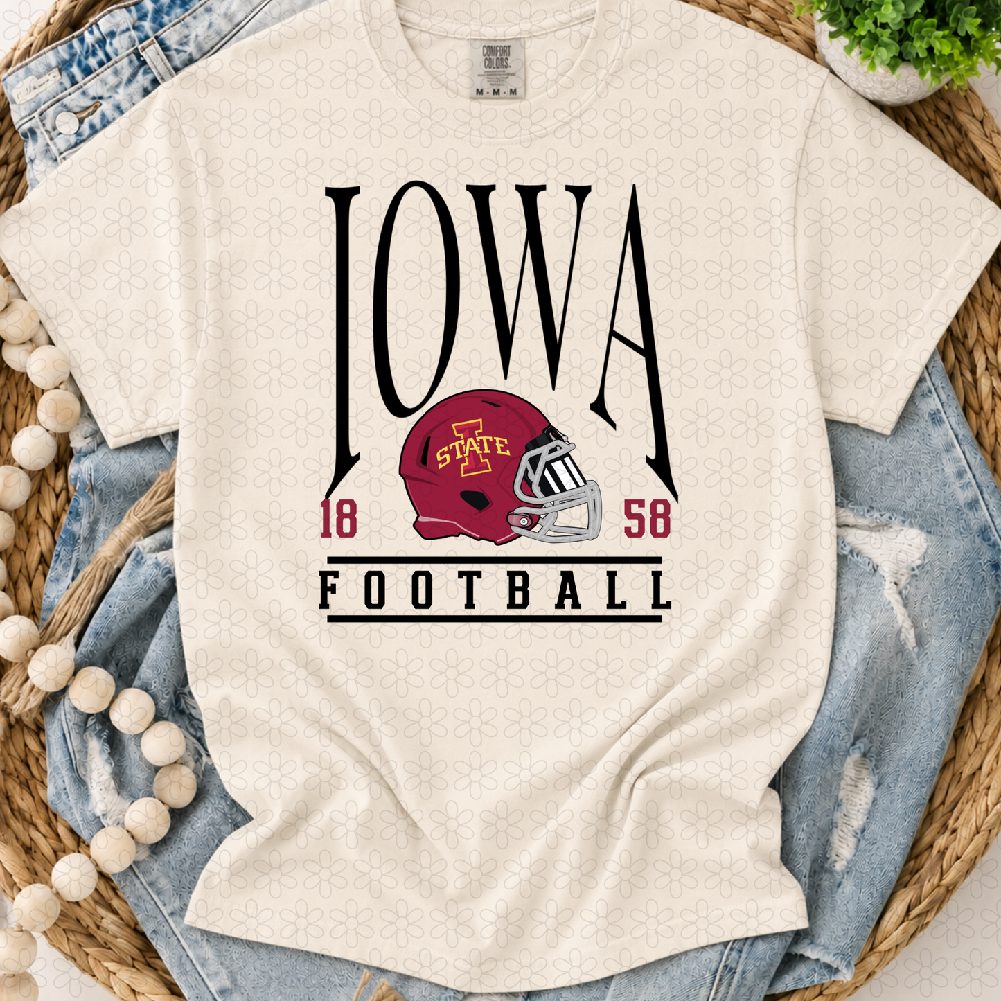 Football Team Helmets (Multiple Options) Completed Tee